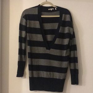 Vince rugby stripe cashmere sweater